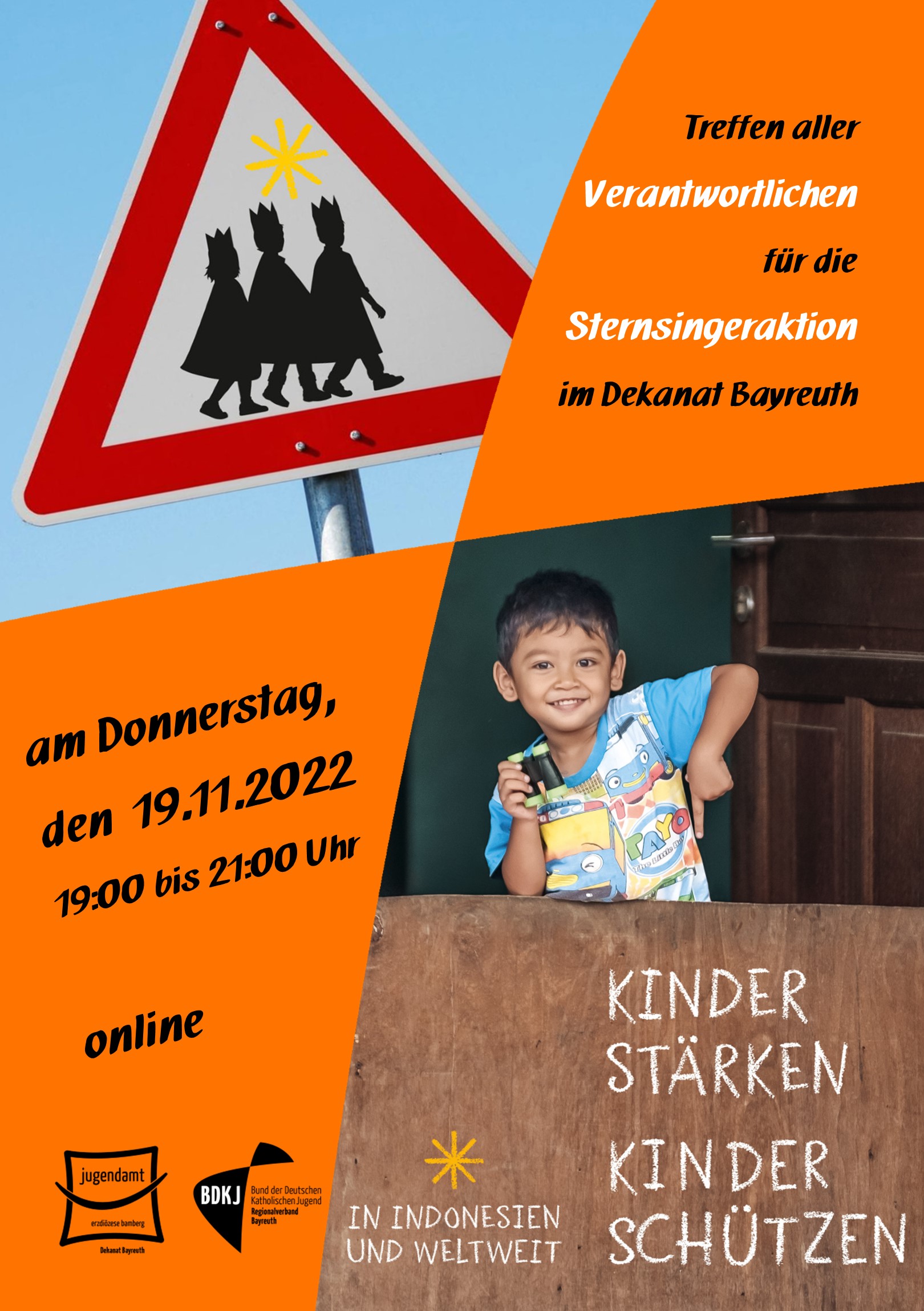 Flyer Treffen Sternsingeraktion