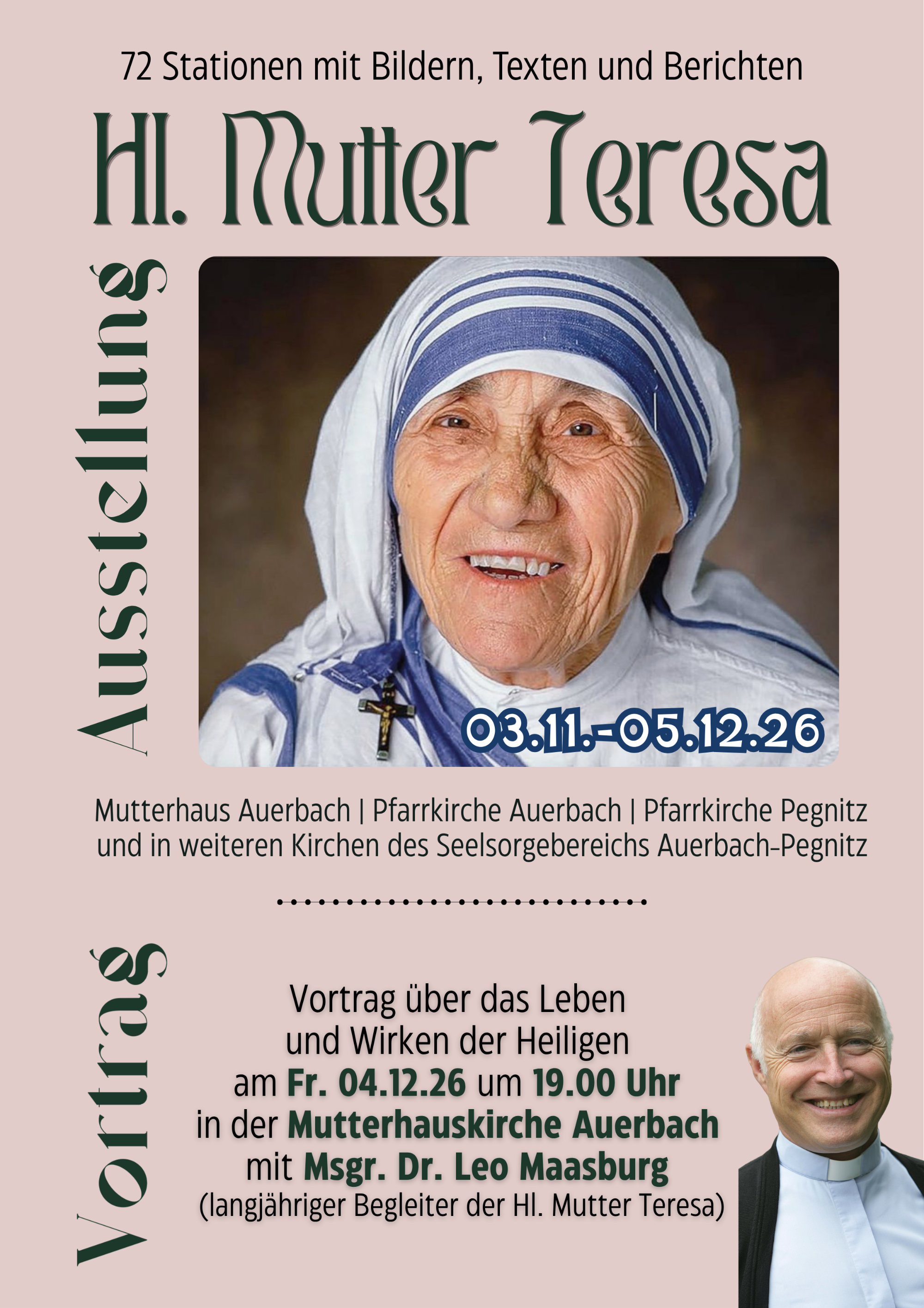 Ausstellung Hl. Mutter Teresa 2026